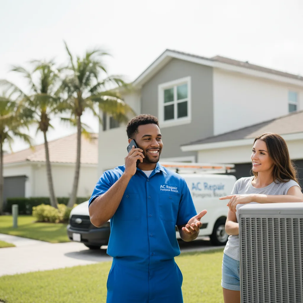 AC Repair Pompano Beach customer support in Erving